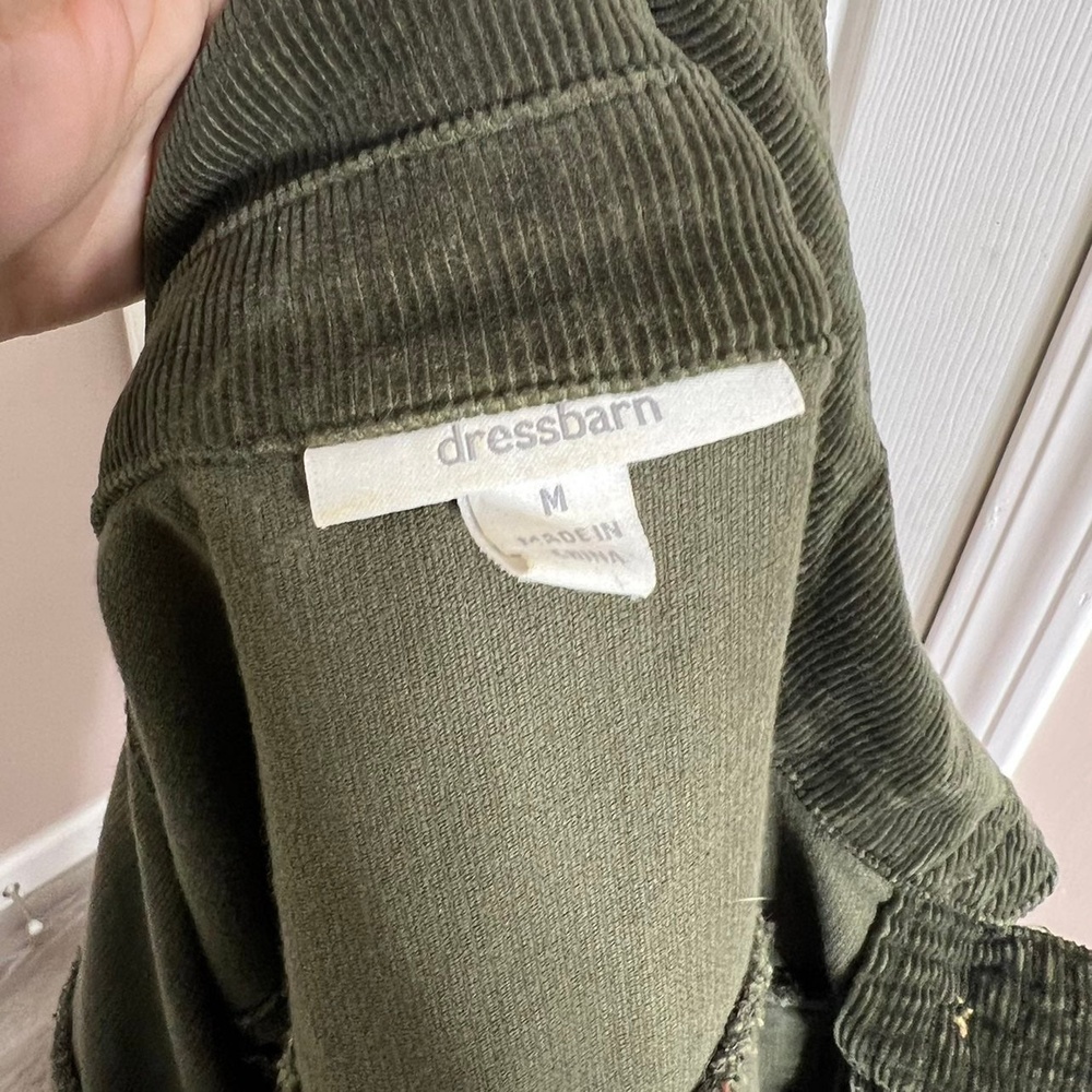 Dress Barn Green Corduroy Jacket - Picture 3 of 4